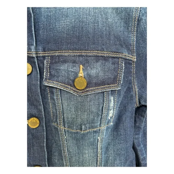 NWOT Anthropologie PAIGE Rowan Denim Jacket in VerucaSize Small